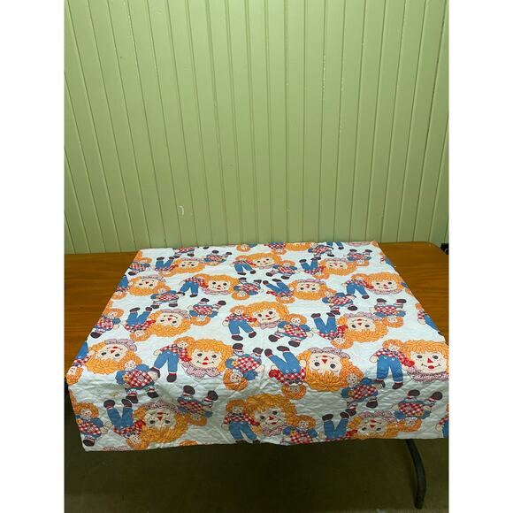 The Bobbs-Merrill Company Vintage Raggedy Ann and Andy Quilt - Picture 1 of 5